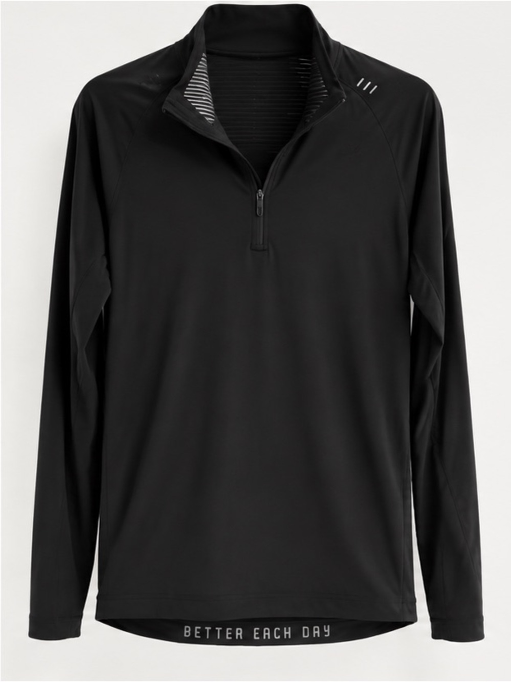 lululemon athletica Black Half-Zip Men's Performance Sweater